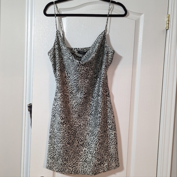 Dynamite Dani Cowl Neck Dress - Picture 2 of 5